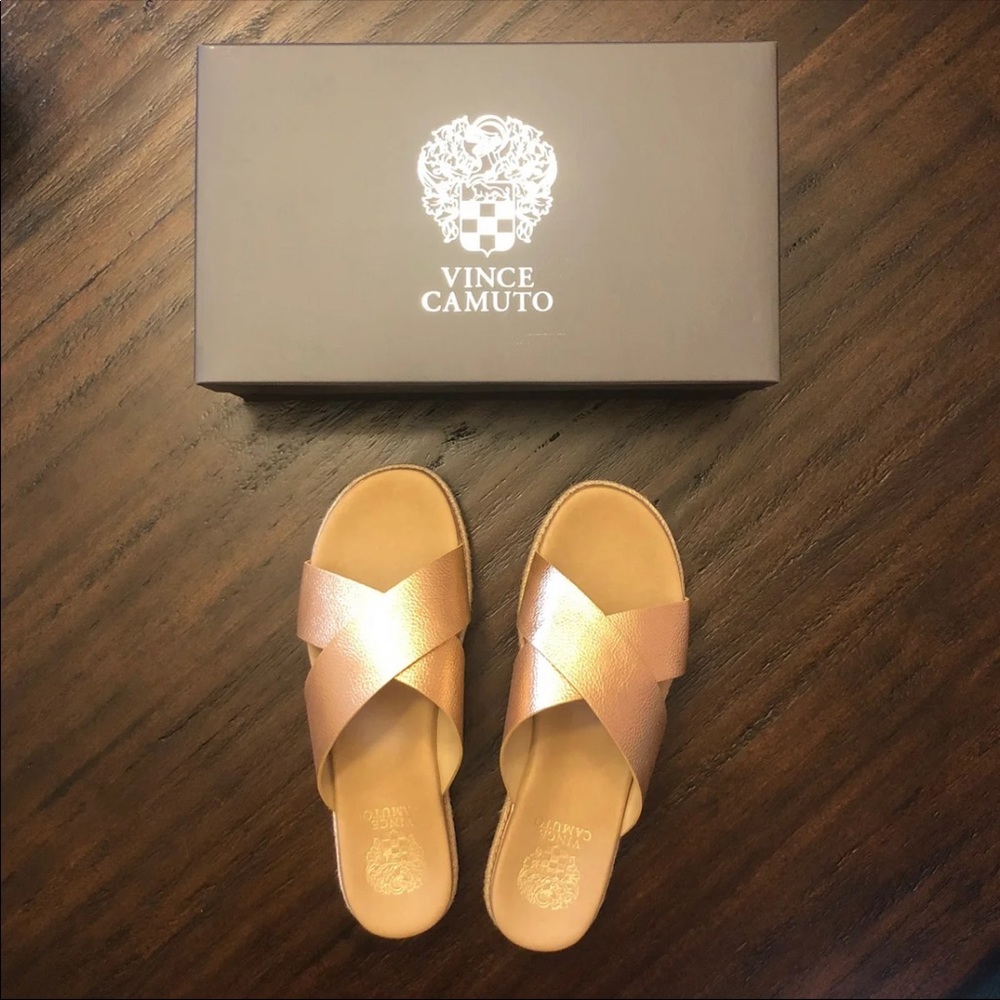 Vince Camuto sandals Rickert gold 9